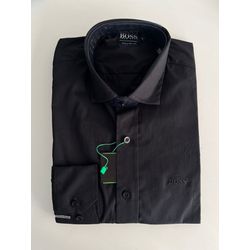 Camisa Social HB Elastano - Preto - 5016037 - Atacado Porto Alegre