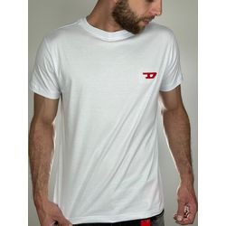 Camiseta Algodão Egípcio DSL Estampada - Branco - ... - Atacado da Camiseteria Poa