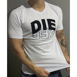 Camiseta importada DSL - Branco - 10201007 - Atacado Porto Alegre