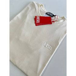 Camiseta Cotton Egípcio DSL Estampada - Off White ... - Atacado da Camiseteria Poa