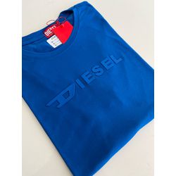 Camiseta Cotton Egípcio DSL Estampada - Azul Royal... - Atacado da Camiseteria Poa