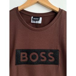 Camiseta Cotton Egípcio HB Estampada - Marrom - 10... - Atacado da Camiseteria Poa