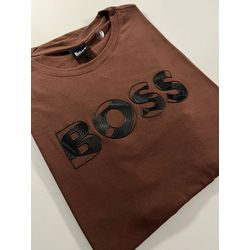 Camiseta Luxo HB Estampada - Marrom - 1050164105 - Atacado Porto Alegre