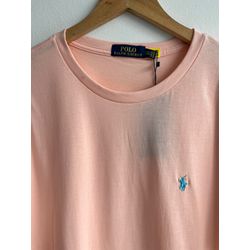 Camiseta Plus Size Importada RL Básica - Rosa - Pl... - Atacado Porto Alegre