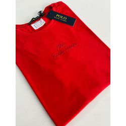 Camiseta Cotton Egípcio RL - Vermelho - cottonrl00... - Atacado da Camiseteria Poa