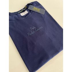 Camiseta Cotton Egípcio RL - Azul Marinho - cotton... - Atacado da Camiseteria Poa