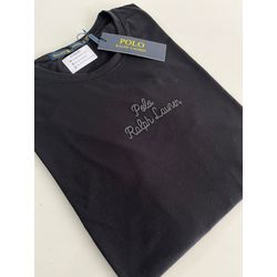 Camiseta Cotton Egípcio RL - Preto - cottonrl0002 - Atacado da Camiseteria Poa