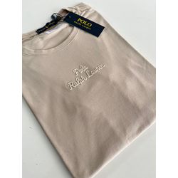 Camiseta Cotton Egípcio RL - Bege - cottonrl0001 - Atacado da Camiseteria Poa