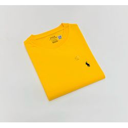 Camiseta Algodão Egípcio RL - Amarelo - rl000020 - Atacado da Camiseteria Poa