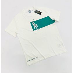 Camiseta Algodão Egípcio RL - Branco - rl000025 - Atacado da Camiseteria Poa