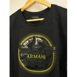 Camiseta Luxo Arm Estampada - Preto - 105003189 - Atacado Porto Alegre