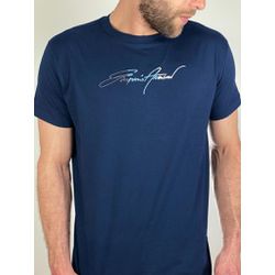 Camiseta Algodão Egípcio ARM Básica - Azul Marinho... - Atacado da Camiseteria Poa