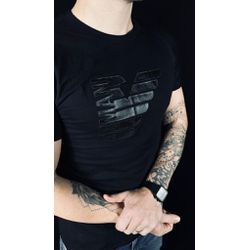 Camiseta Importada Arm Estampada - Preto - 102003... - Atacado Porto Alegre