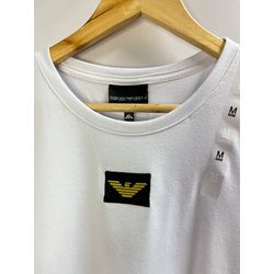 Camiseta Cotton Egípcio Arm Estampada - Branco - 1... - Atacado da Camiseteria Poa