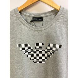 Camiseta Luxo Arm Estampada - Cinza Mescla - 10500... - Atacado Porto Alegre