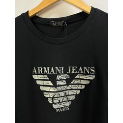 Camiseta Luxo Arm Estampada - Preto - 10500353 - Atacado da Camiseteria Poa