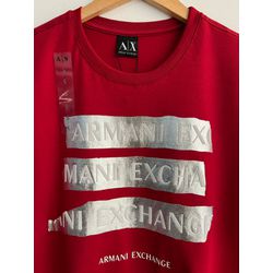 Camiseta Luxo Arm Estampada - Vinho - 10500372 - Atacado da Camiseteria Poa