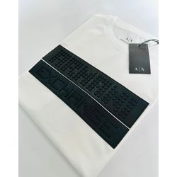 Camiseta Algodão Egípcio ARM - Branco - 108103011... - Atacado da Camiseteria Poa