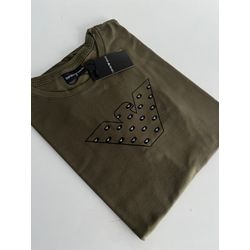 Camiseta Luxo Arm Estampada - Verde - 10500381 - Atacado Porto Alegre