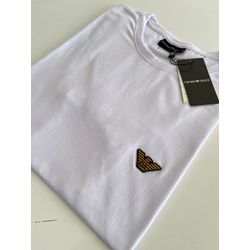 Camiseta Cotton Egípcio Arm Básica - Branco - 1052... - Atacado da Camiseteria Poa