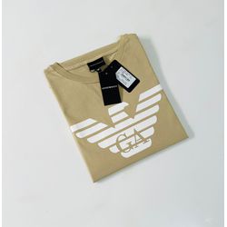 Camiseta Algodão Egípcio ARM - Bege - 1081030125 - Atacado da Camiseteria Poa
