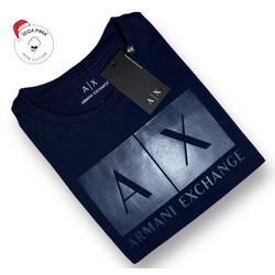 Camiseta SEDA PIMA ARM Estampada - Azul marinho - ... - Atacado da Camiseteria Poa