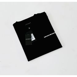 Camiseta Algodão Egípcio ARM - Preto - 1081030132 - Atacado da Camiseteria Poa