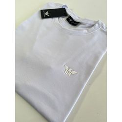 Camiseta Cotton Egípcio Arm Básica - Branco - 1052... - Atacado da Camiseteria Poa