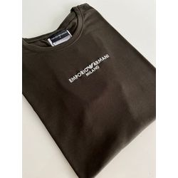 Camiseta Cotton Egípcio Arm Básica - Verde - 10520... - Atacado da Camiseteria Poa