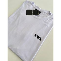 Camiseta Cotton Egípcio Arm Básica - Branco - 1052... - Atacado da Camiseteria Poa
