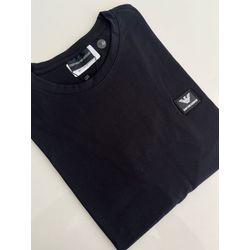 Camiseta Cotton Egípcio Arm Básica - Preto - 10520... - Atacado da Camiseteria Poa