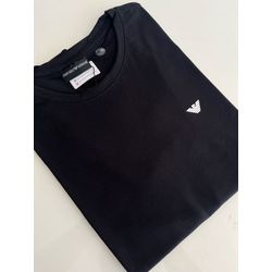 Camiseta Cotton Egípcio Arm Básica - Preto - 10520... - Atacado da Camiseteria Poa