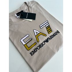 Camiseta Cotton Egípcio Arm Básica - bege - 105203... - Atacado da Camiseteria Poa