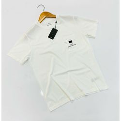 Camiseta Algodão Egípcio ARM - Branco - 108103015... - Atacado da Camiseteria Poa