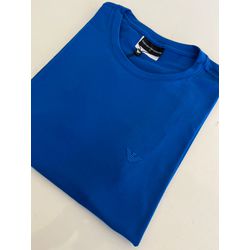 Camiseta Cotton Egípcio Arm Básica - Azul Royal - ... - Atacado Porto Alegre