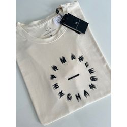 Camiseta Cotton Egípcio Arm Básica - Off white - 1... - Atacado Porto Alegre