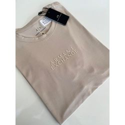 Camiseta Cotton Egípcio Arm Básica - Bege - 105203... - Atacado Porto Alegre