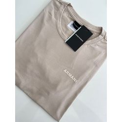 Camiseta Cotton Egípcio Arm Básica - Bege - 105203... - Atacado Porto Alegre