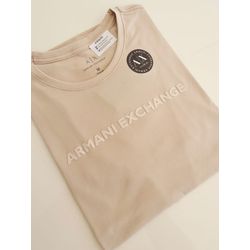 Camiseta Cotton Egípcio Arm - Bege - 1052030207 - Atacado Porto Alegre