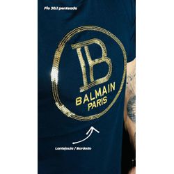 Camiseta importada BLM Estampada - Azul Marinho - ... - Atacado Porto Alegre