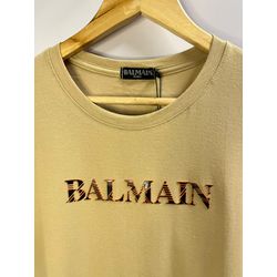 Camiseta Luxo BLM Estampada - Bege - 105004073 - Atacado da Camiseteria Poa