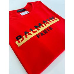 Camiseta Cotton Especial BLM Estampada - Vermelho ... - Atacado da Camiseteria Poa