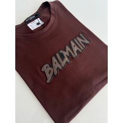 Camiseta Cotton Especial BLM Estampada - Marrom - ... - Atacado da Camiseteria Poa