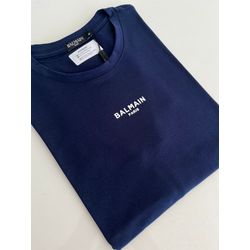Camiseta Cotton Egípcio BLM básica- Azul marinho -... - Atacado Porto Alegre