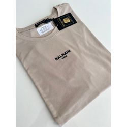 Camiseta Cotton Egípcio BLM básica- Bege - blm0024... - Atacado Porto Alegre
