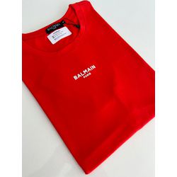 Camiseta Cotton Egípcio BLM básica- Vermelho - blm... - Atacado Porto Alegre