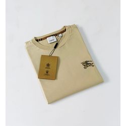 Camiseta Algodão Egípcio BRB - Bege - 108105059 - Atacado da Camiseteria Poa