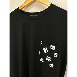 Camiseta Importada DG Estampada - Preto - 10201102 - Atacado da Camiseteria Poa