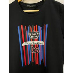 Camiseta Luxo DG Estampada - Preto - 105011127 - Atacado Porto Alegre