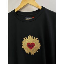 Camiseta Algodão Egípcio DG Básica - Preto - 10810... - Atacado da Camiseteria Poa